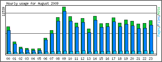 Hourly usage