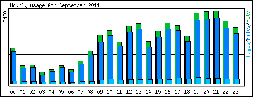 Hourly usage