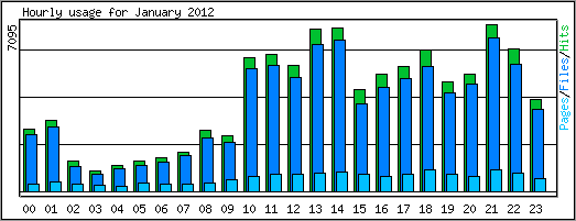 Hourly usage