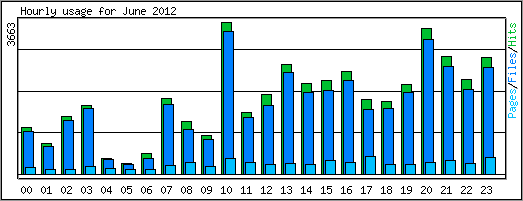 Hourly usage