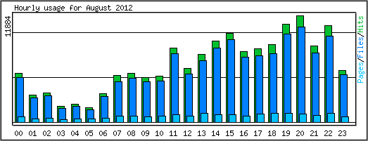 Hourly usage