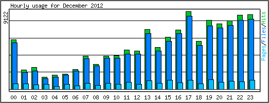 Hourly usage
