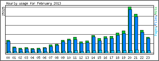 Hourly usage