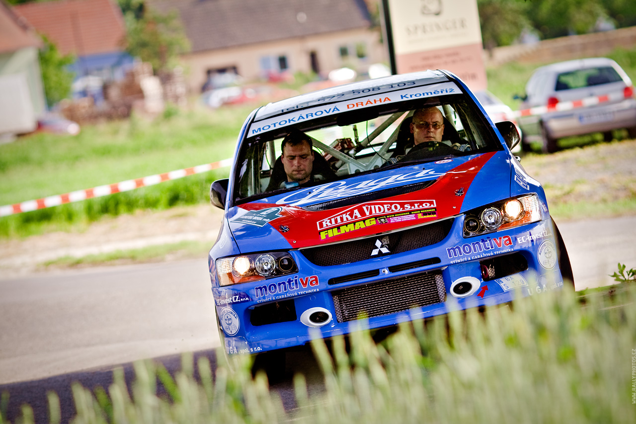 Agrotec Rally Hustopeče 2010 - Vladimír Barvík - Mitsubishi Lancer EVO IX