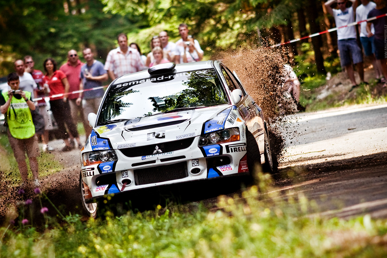 Rally Vysočina 2010 - Josef Semerád - Mitsubishi Lancer EVO IX