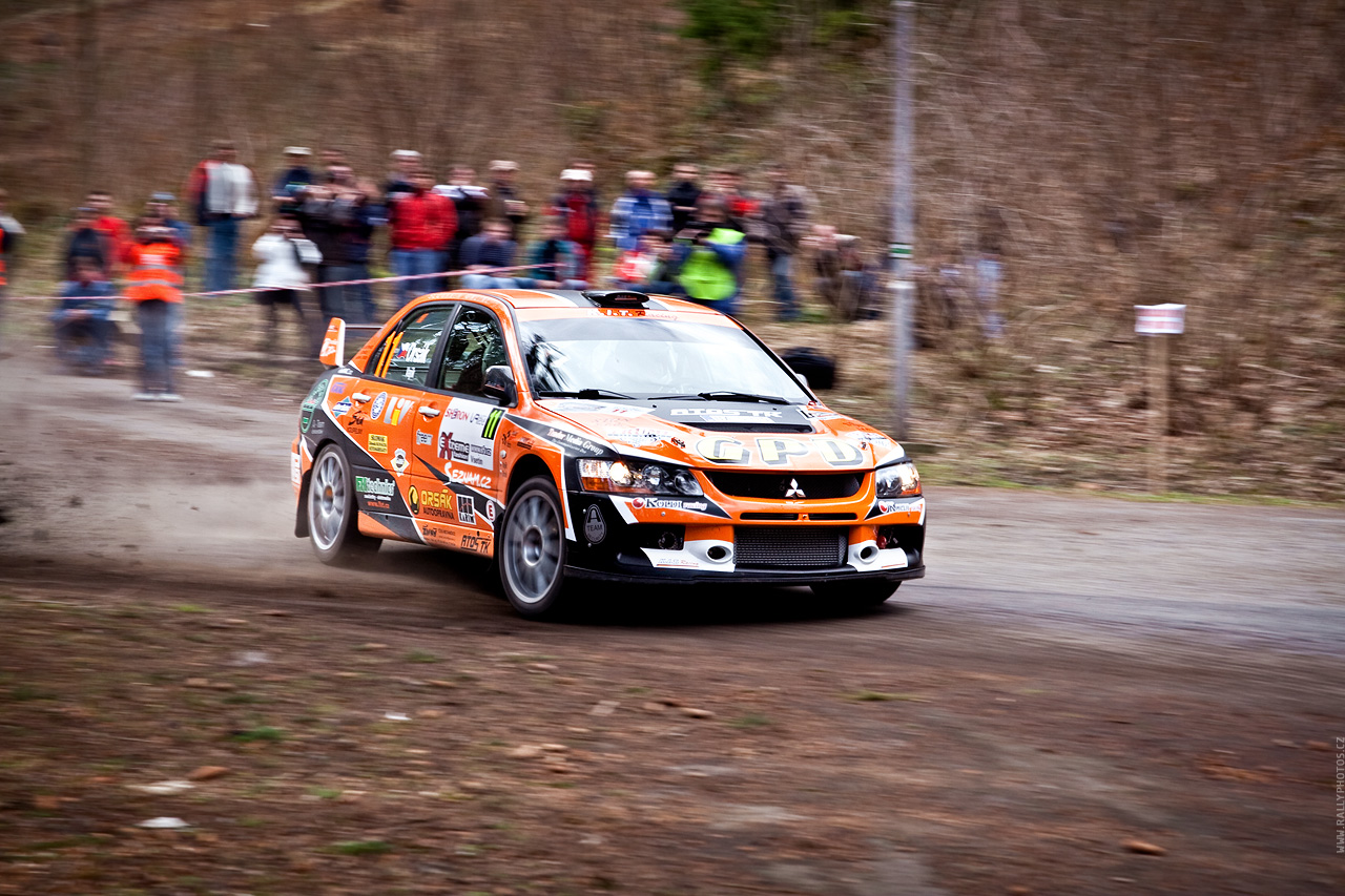SHERON Valašská Rally 2010 - Jaroslav Orsák - Mitsubishi Lancer EVO IX